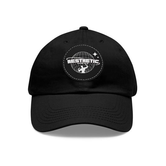 Aesthetic Chewz Dad Hat with Leather Patch