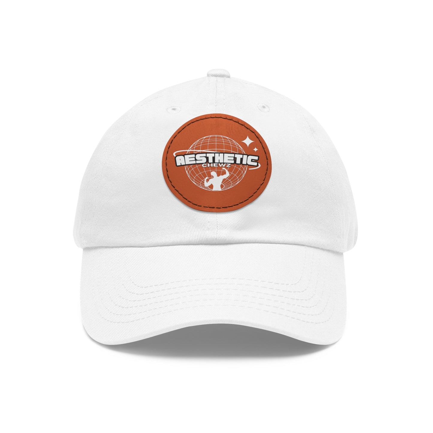 Aesthetic Chewz Dad Hat with Leather Patch